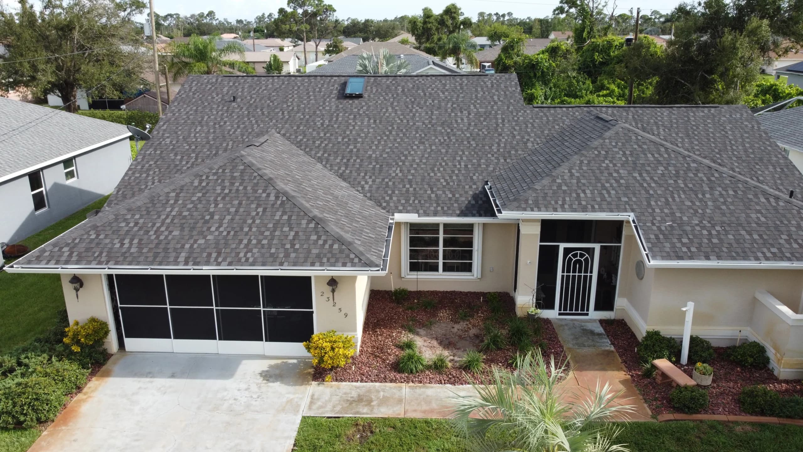harley ave 1 port charlotte sonshine roofing project