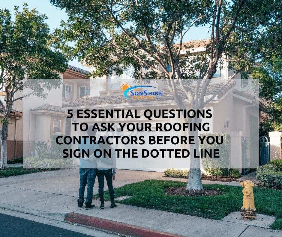 questions to ask your roofing contractor sarasota roofing company