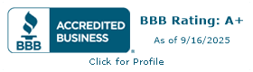 A+ Rating with the BBB