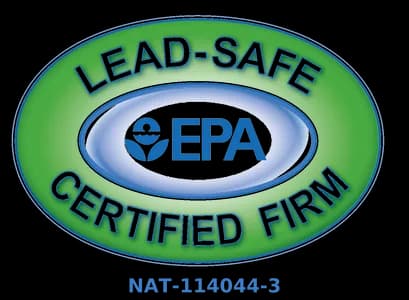Lead-safe certified roofing contractor seal