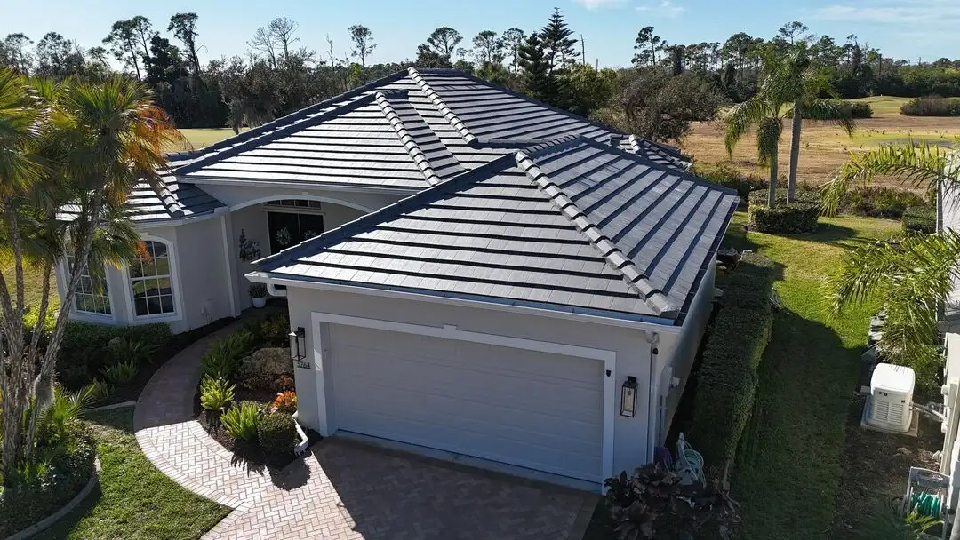 White Jasmine Way Tile Roof replacement North port