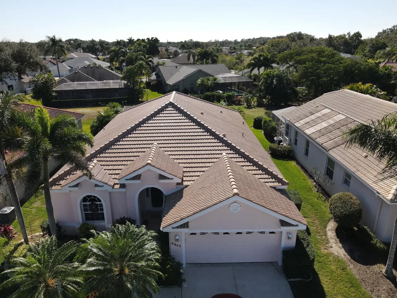 Wagon Wheel Cir., Sarasota, FL Tile Roof Replacement