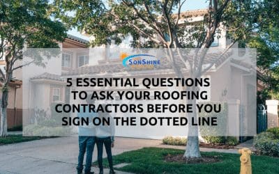 5 Essential Questions To Ask Your Roofing Contractors Before You Sign On The Dotted Line